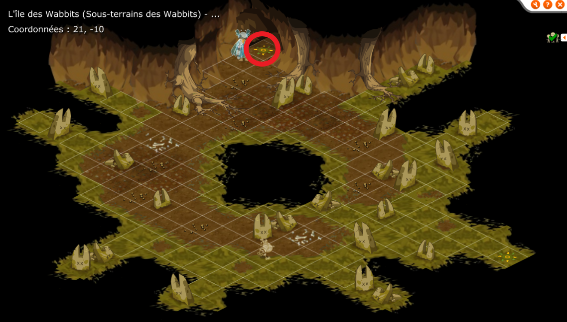 Dofus Retro Château Wa Wabbit, comment y accéder, quel est le chemin pour la panoplie avec les